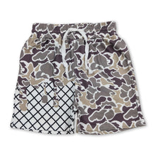 Load image into Gallery viewer, Camo ice cream sprinkle baby boy summer shorts