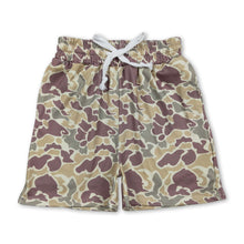 Load image into Gallery viewer, Khaki camo kids boys summer shorts