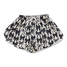 Load image into Gallery viewer, Black bows adult women summer active shorts