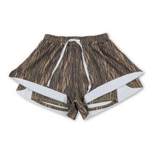 Load image into Gallery viewer, Olive camo adult women summer active shorts
