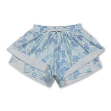 Load image into Gallery viewer, Light blue camo adult women summer active shorts