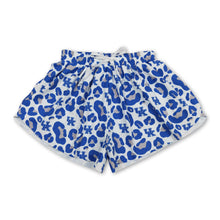 Load image into Gallery viewer, Blue leopard U K adult women team active shorts