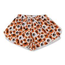 Load image into Gallery viewer, Leopard yellow dog adult women team active shorts