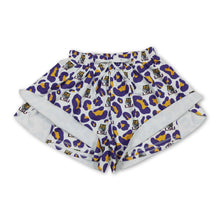 Load image into Gallery viewer, Leopard tiger adult women team active shorts