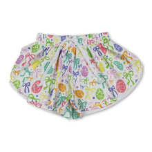 Load image into Gallery viewer, Colorful bow eggs kids girls Easter active shorts