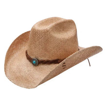Load image into Gallery viewer, Stetson Flatrock - Shapeable Straw Cowboy Hat