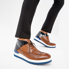 Load image into Gallery viewer, The Kagan Tan Wingtip Chukka Men Sneaker Boot