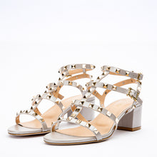 Load image into Gallery viewer, The Nejapa Beige Leather Multi Strap Women Sandal