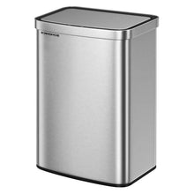 Load image into Gallery viewer, 13-Gallon Stainless Steel Kitchen Trash Can with Hand Wave Motion Sensor Lid
