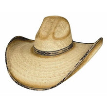 Load image into Gallery viewer, Bullhide Summerhaven - (15X) Mexican Palm Straw Cowboy Hat