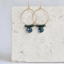 Load image into Gallery viewer, Iolite Swing Earrings