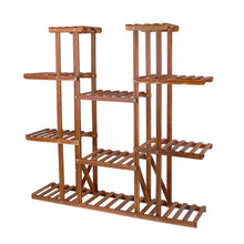 Load image into Gallery viewer, Solid Wood Indoor Outdoor 11-Tier Plant Stand