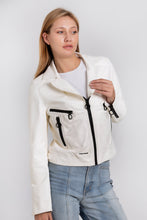 Load image into Gallery viewer, The Altona Leather White Women Jacket