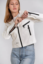 Load image into Gallery viewer, The Altona Leather White Women Jacket