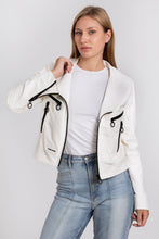 Load image into Gallery viewer, The Altona Leather White Women Jacket