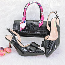 Load image into Gallery viewer, New Matching Women Shoe and Bag Set HFG1-17