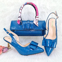 Load image into Gallery viewer, New Matching Women Shoe and Bag Set HFG1-17
