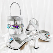 Load image into Gallery viewer, New Matching Women Shoe and Bag Set HF1-1