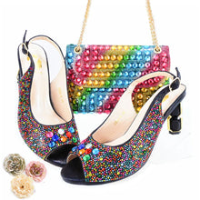 Load image into Gallery viewer, Italian Shoes And Bag Sets HJK1-1