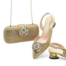 Load image into Gallery viewer, Matching Women Shoe and Bag Set HAS1-1