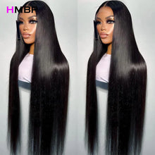 Load image into Gallery viewer, Glueless Wigs Human Hair 30 34Inch Straight 13x4/13x6 HD Lace Frontal Wigs Brazilian Preplucked Lace Front Human Hair Wig HMBP