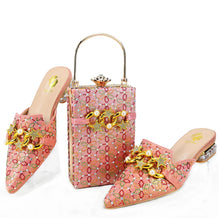 Load image into Gallery viewer, Lastest Italian Ladies Shoes with Matching Bag Set HAE1-5