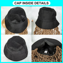 Load image into Gallery viewer, 30" Crochet Afro Dreadlocks Bucket Hat Wig | Synthetic Braided Hair | Curly Ends | Black Women