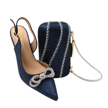 Load image into Gallery viewer, High-Quality Ladies Sandal Shoes Matching Bag Set EDR321