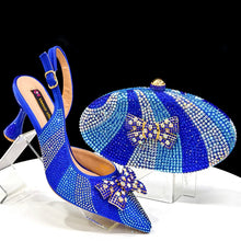 Load image into Gallery viewer, Italian Shoes And Bag Sets For Evening Party Ho1-1