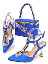 Load image into Gallery viewer, Italian Shoe and Bag Set New HUY1-11
