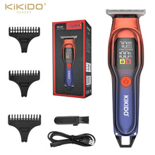 Load image into Gallery viewer, Rechargeable Cordless Hair Trimmer – Stainless Steel Blades, Wet/Dry Electric Trimmer for Hair, Beard, Bikini &amp; Eyebrows