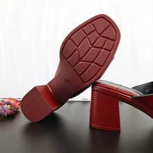 Load image into Gallery viewer, Latest Women Summer Toe Shoes and Bag Set ED135