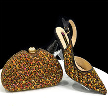 Load image into Gallery viewer, Elegant Italian Design Women's Shoes and Bag Set EDS45