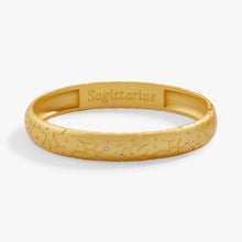 Load image into Gallery viewer, Sagittarius Zodiac Hinge Bangle