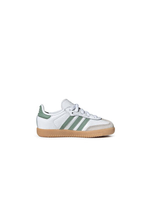 Adidas (TD) Samba - Cloud White/Green