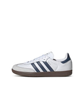 Load image into Gallery viewer, Adidas Womens Samba OG - White/Navy