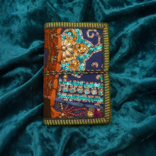 Load image into Gallery viewer, Handcrafted Sari Fabric Bound Notebook Journal