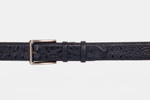 Load image into Gallery viewer, The Savamala  Blue Leather Belt