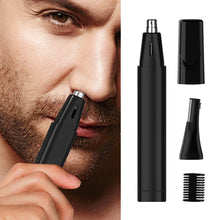 Load image into Gallery viewer, Rechargeable Nose &amp; Ear Hair Trimmer for Men, Eyebrow &amp; Neck Grooming Kit — USB Rechargeable, 60-Min Run Time