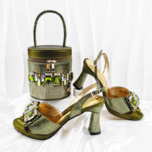 Load image into Gallery viewer, New Matching Women Shoe and Bag Set HF1-1