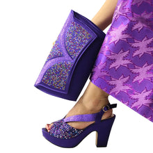 Load image into Gallery viewer, Latest African Women Shoes and Bag Set EDN23
