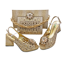 Load image into Gallery viewer, Italian Shoes And Bag Sets For Evening Party HFV-25