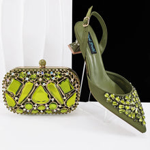 Load image into Gallery viewer, New Italian Shoe and Bag Set New HZX1-6
