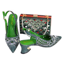 Load image into Gallery viewer, Elegant Ladies Shoes and Bag Set WEQ34