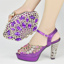 Load image into Gallery viewer, New Italian Party Shoes and Bag Set TYR56