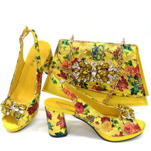 Load image into Gallery viewer, Lastest Italian Ladies Shoes with Matching Bag Set HMA1-4