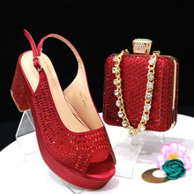 Load image into Gallery viewer, FASHION Women Shoes and Bags To Match Set HAS1-2