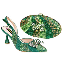 Load image into Gallery viewer, Women's High Heels And Exquisite Clutch Bag Set RT453