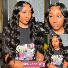 Load image into Gallery viewer, 13x4 13x6 Body Wave Lace Front Wig 30 Inch Transparent Lace Frontal Wig Human Hair Wigs For Women Pre Plucked Lace Closure Wig