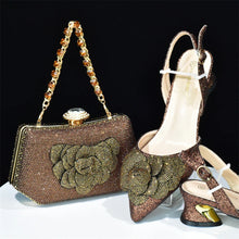 Load image into Gallery viewer, Italian Shoes And Bag Sets For Evening Party HAB1-16